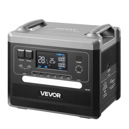 Portable Power Station, 2400W 2160Wh Power Station