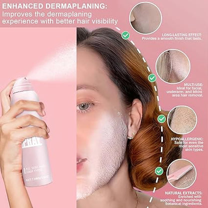 Hair Identifier Spray For Face Shaving