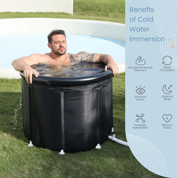 Multi-level Portable Bathtub For Outdoor Gym Treatments