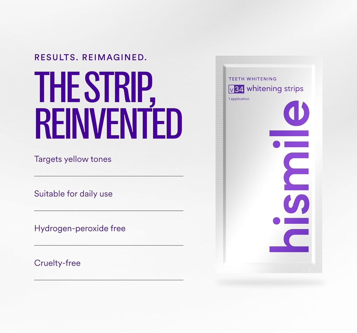 Hismile V34 Whitening Strips, Teeth Whitening Strips