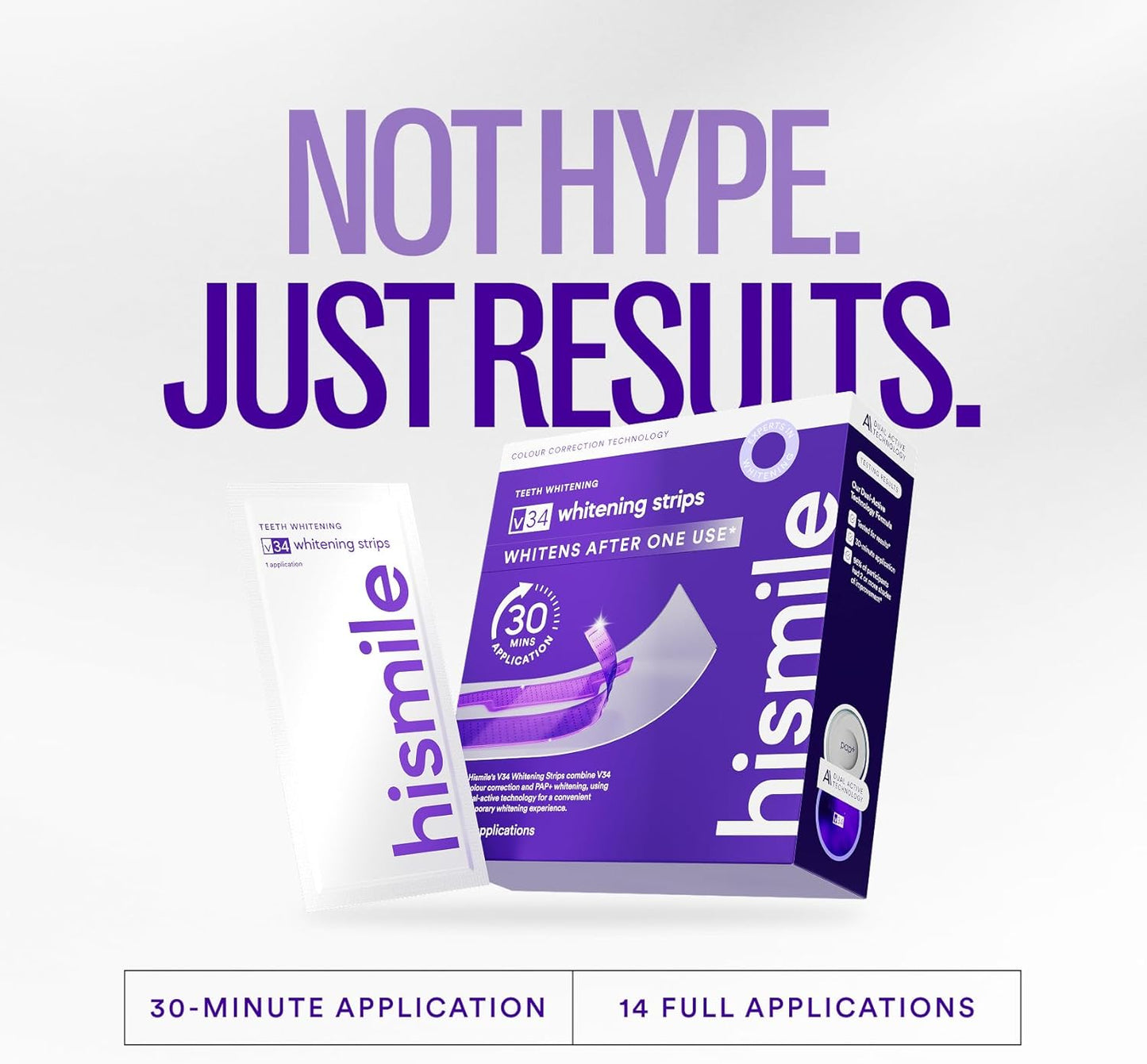Hismile V34 Whitening Strips, Teeth Whitening Strips